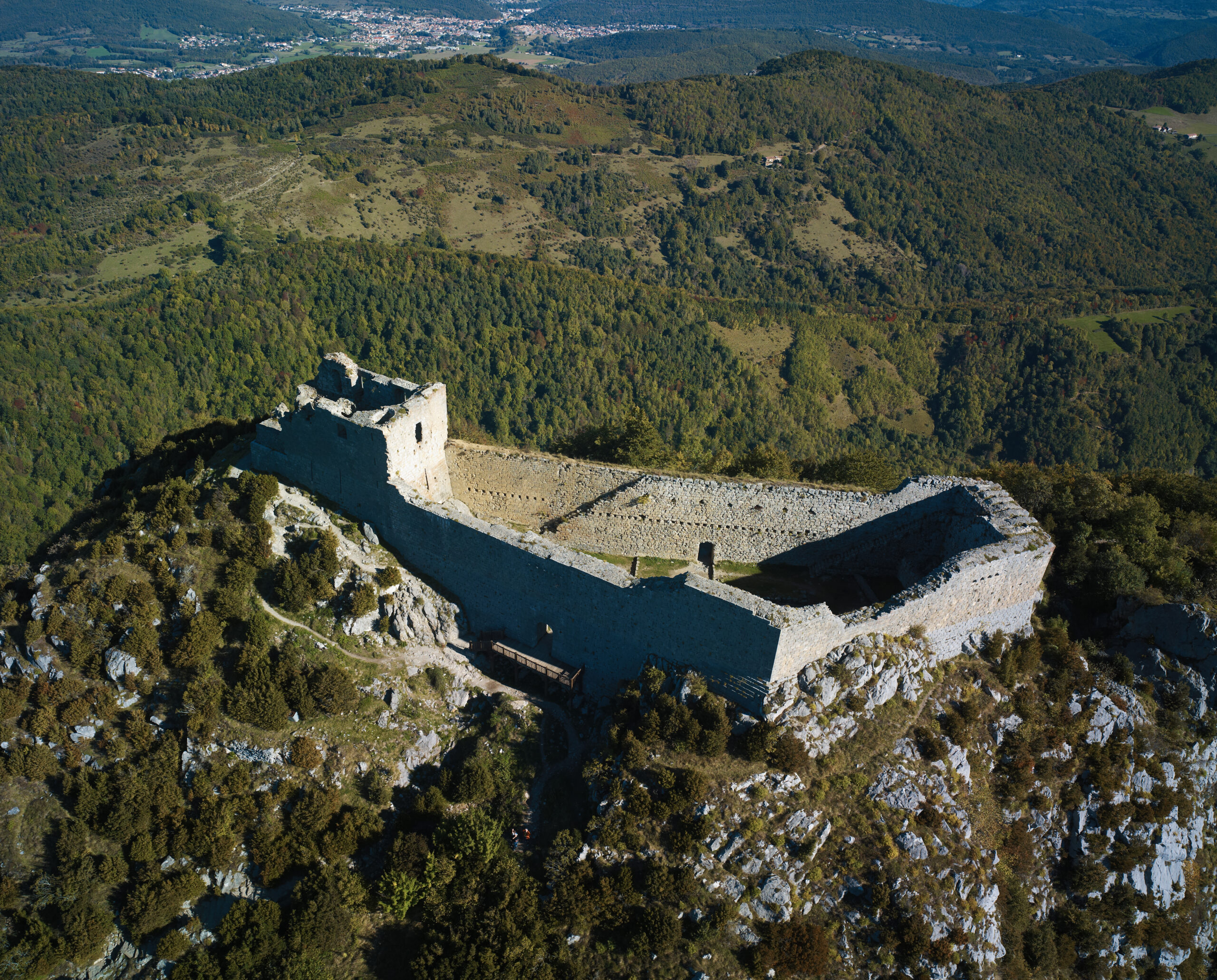 Château vu du ciel ©Dominique Viet